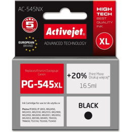 Activejet AC-545NX Ink for Canon, Replacement for Canon PG-545XL; Supreme; 16.5ml; Black