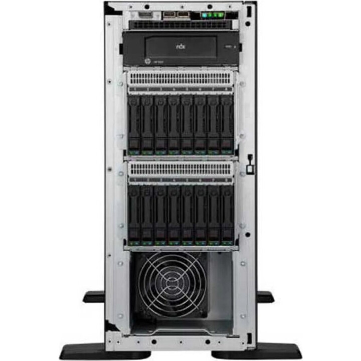 Serveur HPE ProLiant ML110 Gen11 4510 12 noyaux 1P 64 Go 8SFF 2 x 480 Go SSD 2 x 1 000 W RPS EU