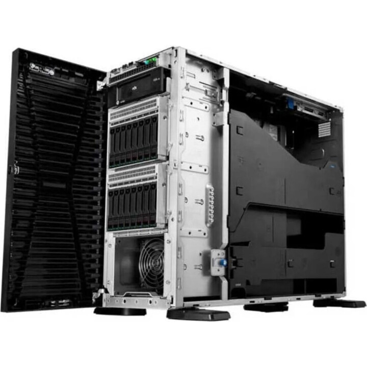 Serveur HPE ProLiant ML110 Gen11 4510 12 noyaux 1P 64 Go 8SFF 2 x 480 Go SSD 2 x 1 000 W RPS EU