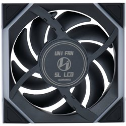 Lian Li Uni Fan SL LCD ARGB Reverse Blade 120mm Triple Pack Wireless Negro