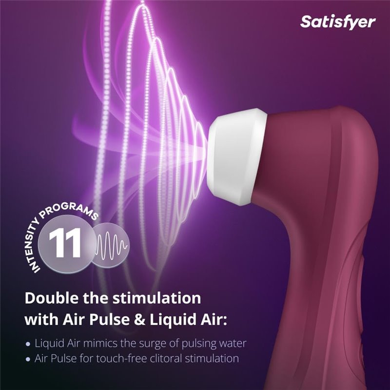 Satisfyer Pro 2 (3ª Geração) APP Garnet - Sugador do Clítoris