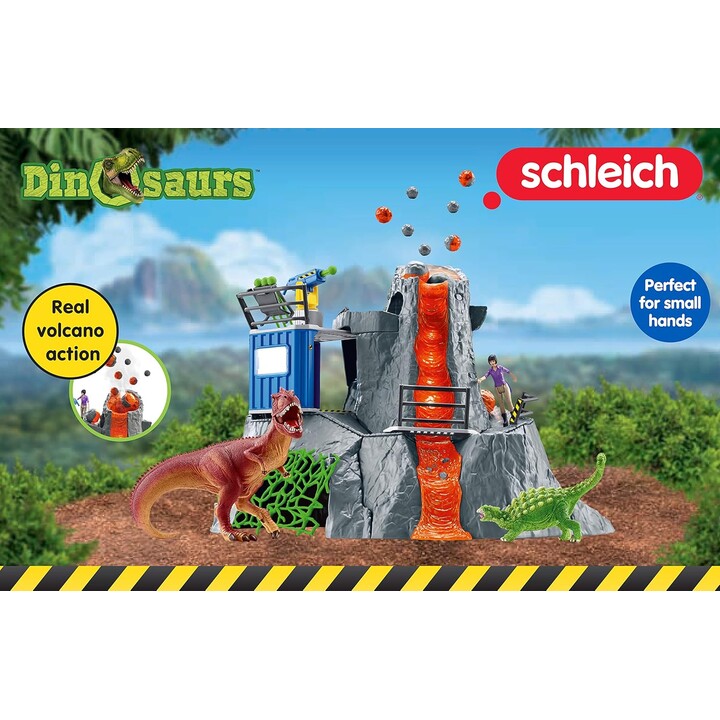 Dinosaurs 42564 DINOSAURS Large Volcano Expedition Dinosaur Toy Set