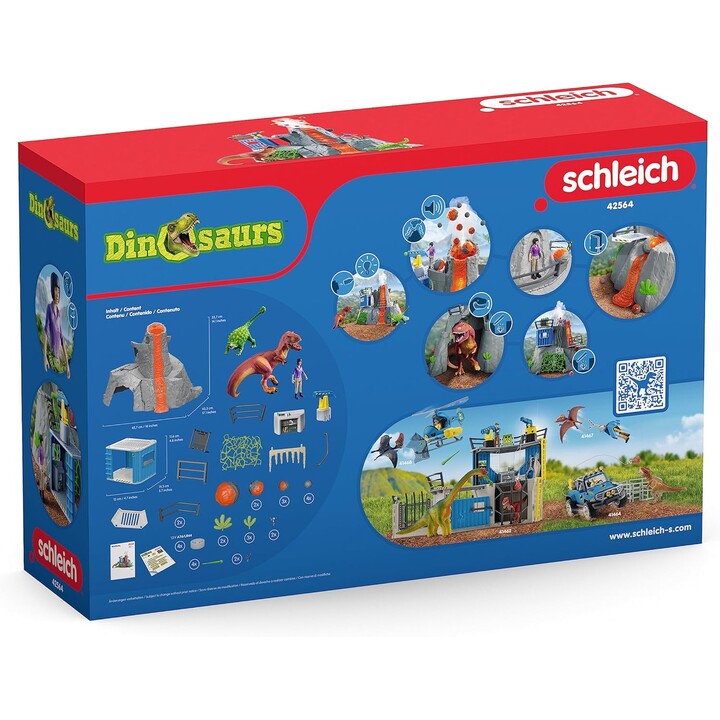 Dinosaurs 42564 DINOSAURS Large Volcano Expedition Dinosaur Toy Set