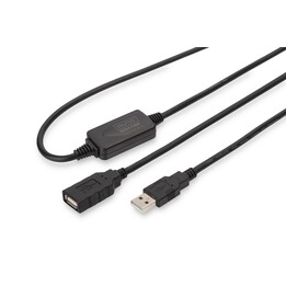 Cabo de extensão Digitus Active USB 2.0