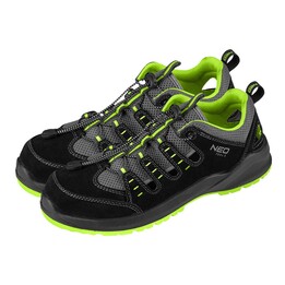 Work sandals S1P SR, steel toe cap, steel penetration-resistant insole, size 42