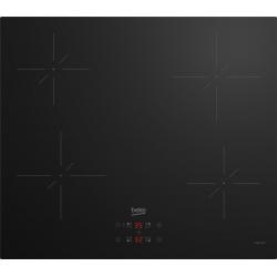 Placa de inducción Beko HII64401QT de 60 cm 4 Zonas Negro