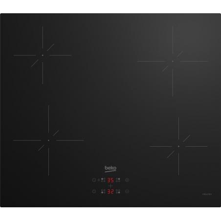 Beko HII64401QT hobs Negro Integrado 60 cm Con placa de inducción 4 zona(s)