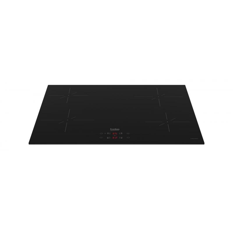 Placa de inducción Beko HII64401QT de 60 cm 4 Zonas Negro