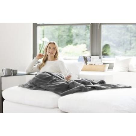 Medisana HB 675 Manta eléctrica 120 W Gris Microfibra