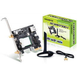 Adaptateur Gigabyte Gc-wb1733d-i Et Carte Réseau Wlan / Bluetooth 1733 Mbit/s Interne