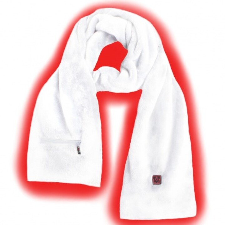 Glovii GA1W proteção corporal para esportes de inverno Cachecol aquecido Esqui, Snowboard Unissex Poliéster Branco