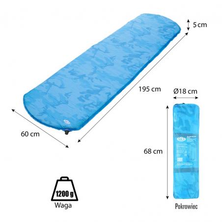 Alfombra autoinflable NILS CAMP NC4062 Azul