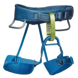 Black Diamond Kid's Momentum imbracatura da arrampicata per bambini blu