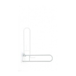 Toilet Handrail, Folding Bathroom Grab Bar White