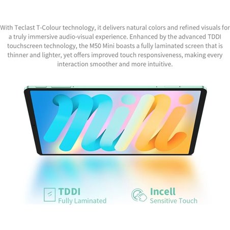 Teclast M50 MINI 8.7 6GB/128GB Blue - Tablet
