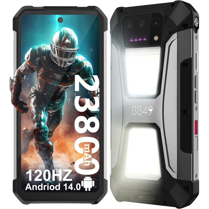 Unihertz 8849 Tank 2 Pro Projektor 12 GB/512 GB – robustes Mobiltelefon