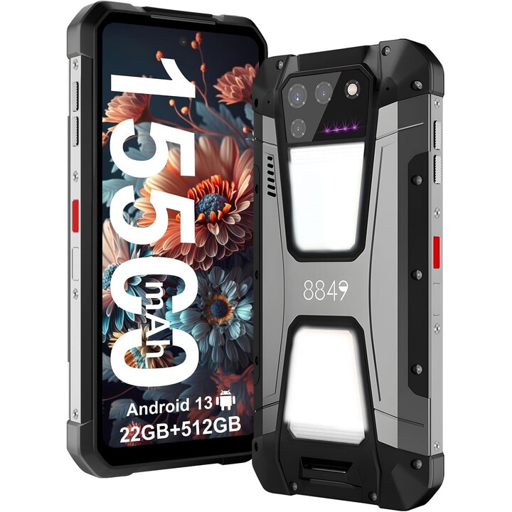 Unihertz 8849 Tank 2 Pro Projektor 12 GB/512 GB – robustes Mobiltelefon