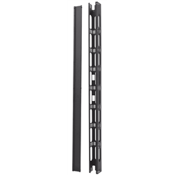 Vertical Cable Organizer 42U 1865x93x82mm, Grey, Set of 2pcs, Hyper Pro Series