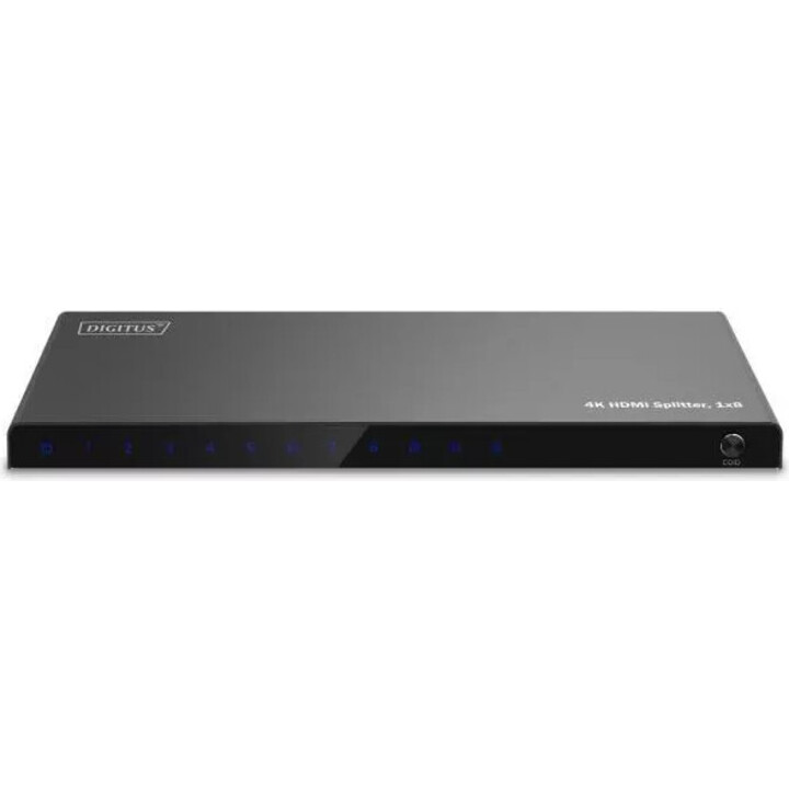 Splitter HDMI DIGITUS 1x8 4K/60Hz HDCP 2.3 Controllo EDID