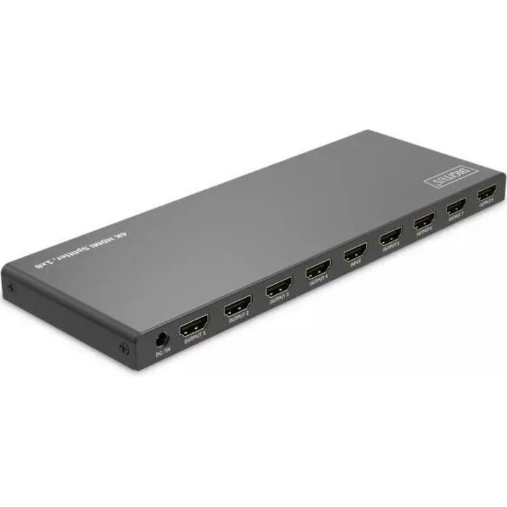 Splitter HDMI DIGITUS 1x8 4K/60Hz HDCP 2.3 Controllo EDID