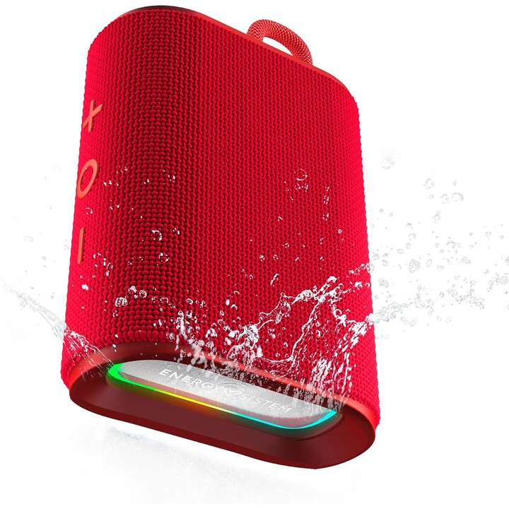 Altoparlante bluetooth Energy Sistem streetplay 8w ipx6 rgb ciliegio