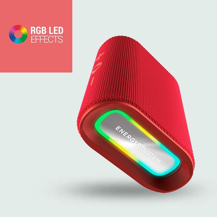 Altoparlante bluetooth Energy Sistem streetplay 8w ipx6 rgb ciliegio