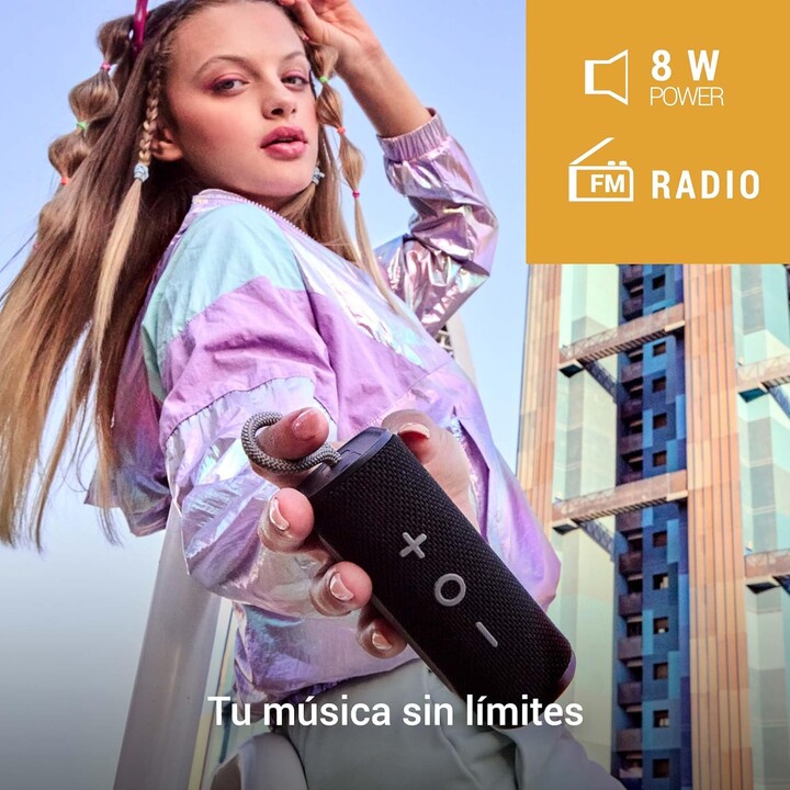 Energy Sistem Bluetooth speaker streetplay 8w ipx6 rgb space