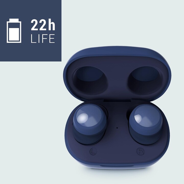 Fone de ouvido intra-auricular Energy Sistem + microfone racebuds tws bluetooth indigo