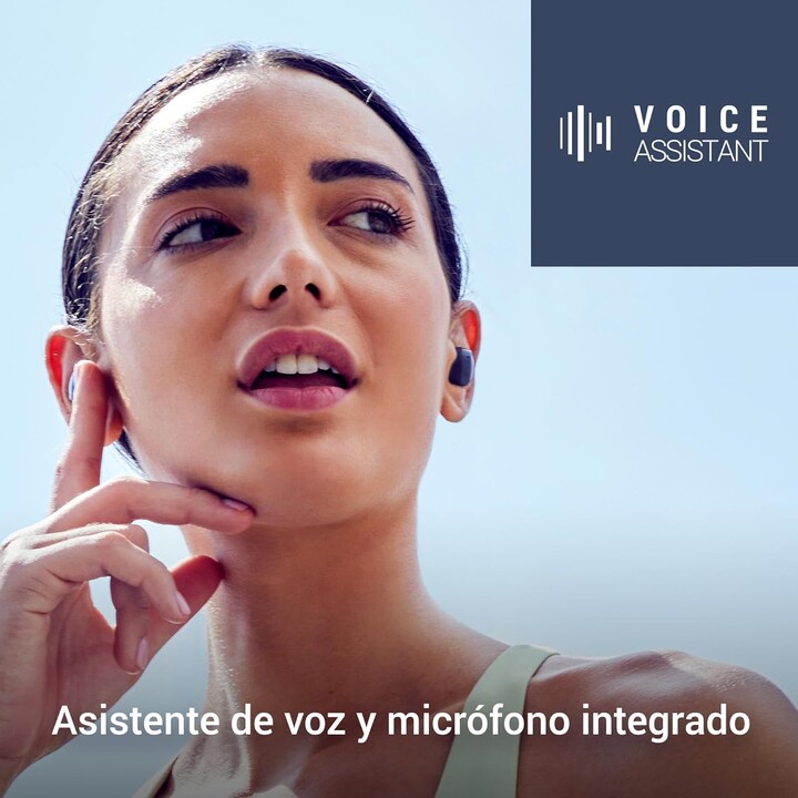 Fone de ouvido intra-auricular Energy Sistem + microfone racebuds tws bluetooth indigo
