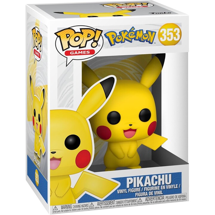 Funko Action Figure POP Games: Pokemon S1 - Pikachu