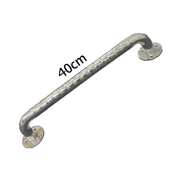 Stainless steel wavy bathroom handrail 40 cm
