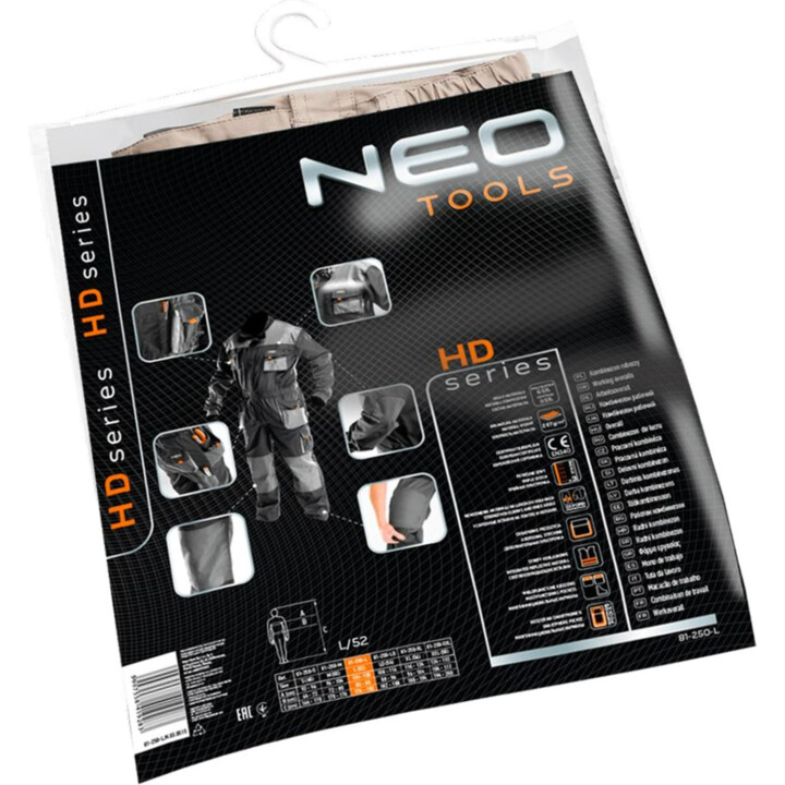 Neo HD M/50 mono de trabajo negro/gris