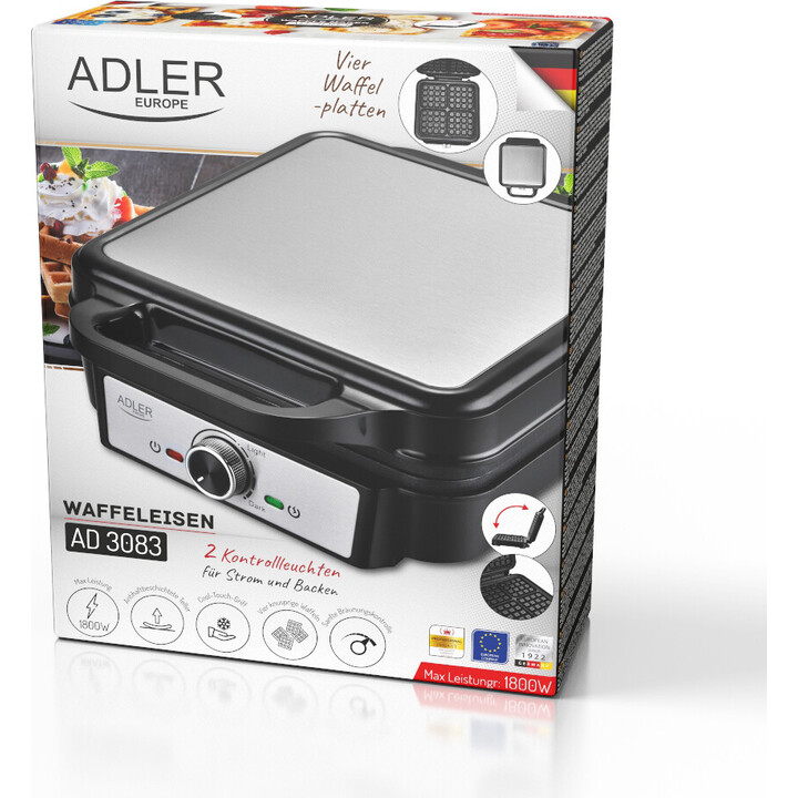 ADLER AD 3083 Waffeleisen