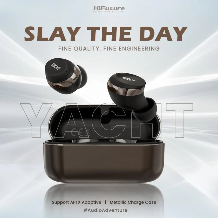 HiFuture Yacht TWS Castanho - Auriculares Bluetooth