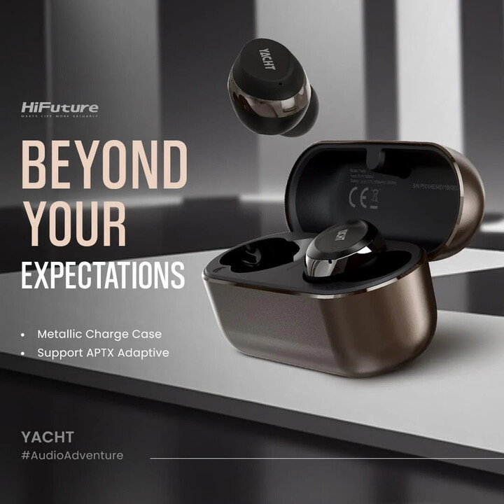 HiFuture Yacht TWS Or Rose - Écouteurs Bluetooth