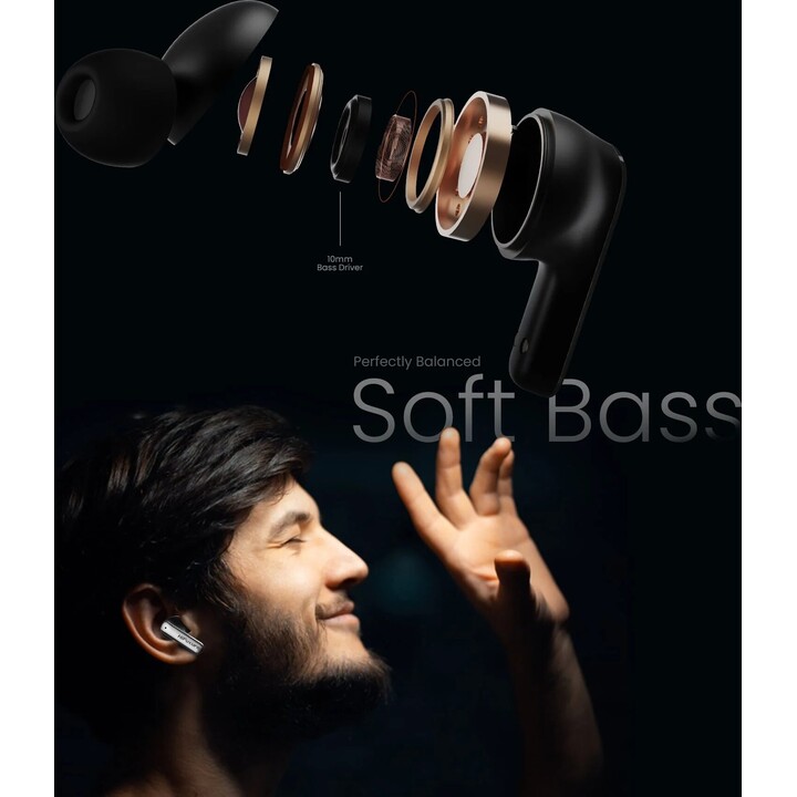 HiFuture Sonic AIR TWS Noir - Écouteurs Bluetooth