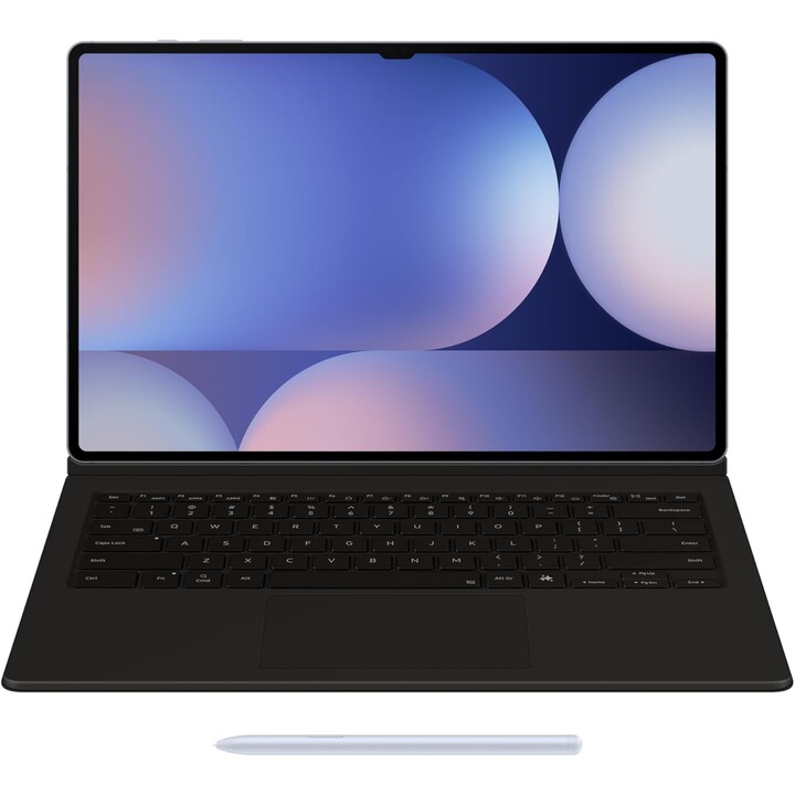 Samsung SM-X910 Tab S9 Ultra QWERTZ Book Cover Tastiera Sottile Nero EF-DX910BB