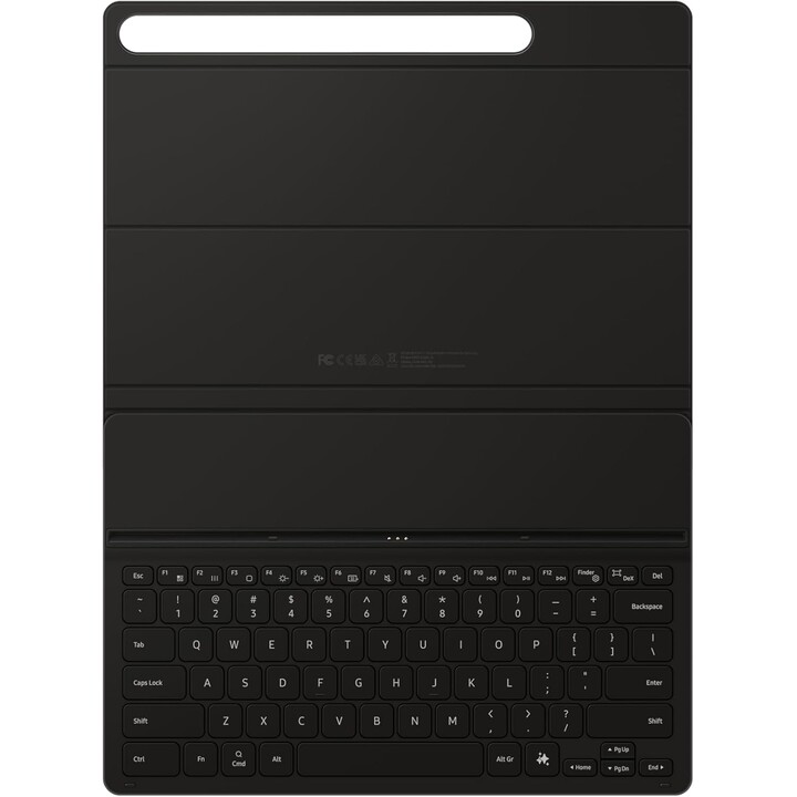 Funda Smart Book QWERTZ delgada negra EF-DX820BBG para Samsung X810, X816, X820, X826
