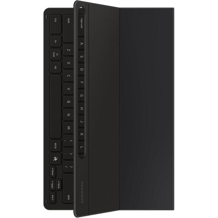 Funda Smart Book QWERTZ delgada negra EF-DX820BBG para Samsung X810, X816, X820, X826