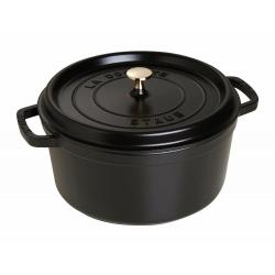 STAUB La Cocotte olla redonda de hierro fundido 40509-471-0 - 400 ml negro