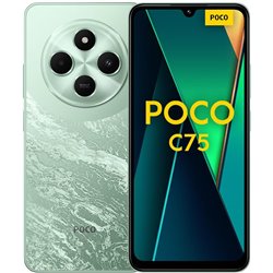 Xiaomi POCO C75 4G 8+256 Go, 2,0 GHz, écran immersif 6,88, batterie 5160 mAh, double caméra AI 50 MP, vert