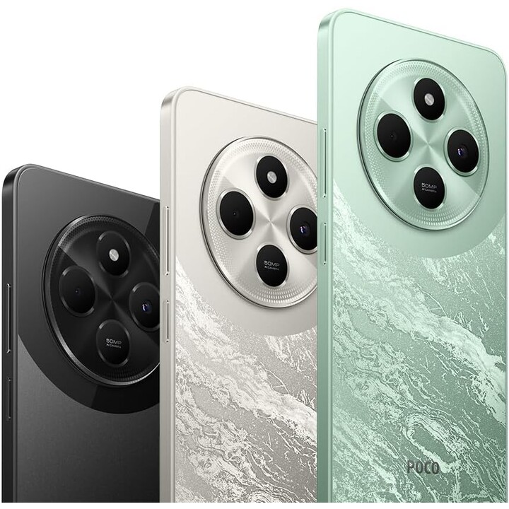 Xiaomi POCO C75 4G 8+256 Go, 2,0 GHz, écran immersif 6,88, batterie 5160 mAh, double caméra AI 50 MP, or