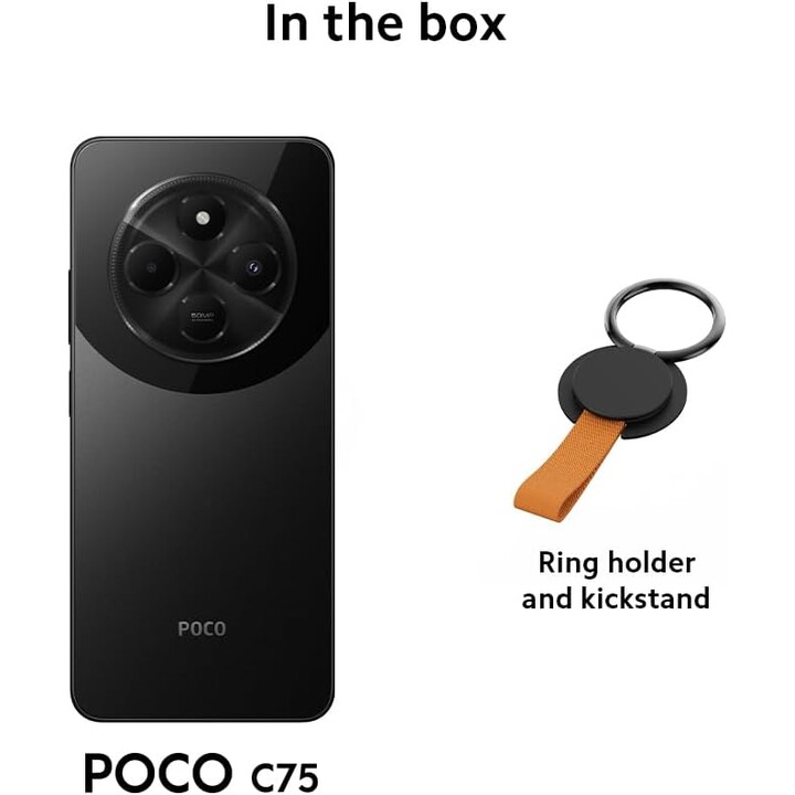 Xiaomi POCO C75 4G 8+256GB, 2.0GHz, Immersive 6.88 display, 5160mAh battery, 50MP AI dual camera, Gold