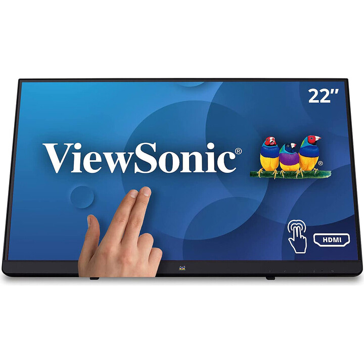 Viewsonic - Monitor de tela de toque Td2230 55,9 cm (22) 1920 x 1080 pixels multitoque preto
