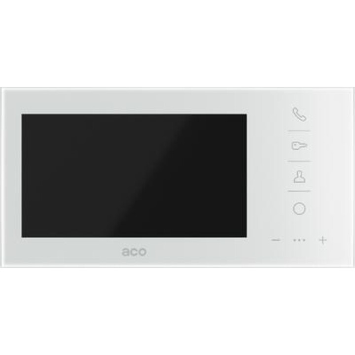 Monitor della famiglia ACO GLASS-PRO-7 WH AS PRO da 7 pollici