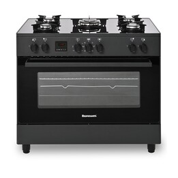 Cocina de gas/eléctrica Ravanson KWGE-K90 negra