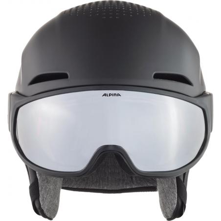 CASCO DE INVIERNO ALPINA ALTO V NEGRO MATE 59-63