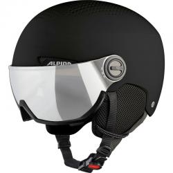 CASCO DE INVIERNO ALPINA ARBER VISOR Q LITE NEGRO MATE 58-61