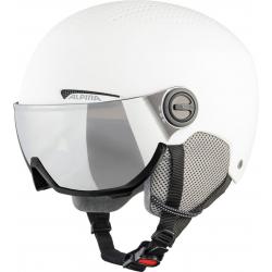 CASCO DE INVIERNO ALPINA ARBER VISOR Q-LITE BLANCO MATE 54-58