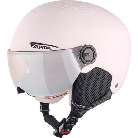 CASCO DE INVIERNO ALPINA ZUPO VISOR Q-LITE ROSE MATT 51-55